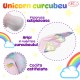 Unicorn Curcubeu Gigant din plus catifelat, 100 cm, +3 ani, WJ8606-100